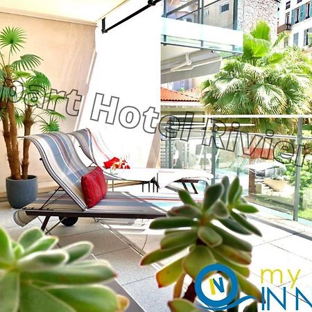 Aparthotel Riviera - Coeur Nice - Grand Superieur Studio Ac - Incroyable Terrasse - Garden View - Terrasse Jardin Pastorelli 1 Bagian luar foto