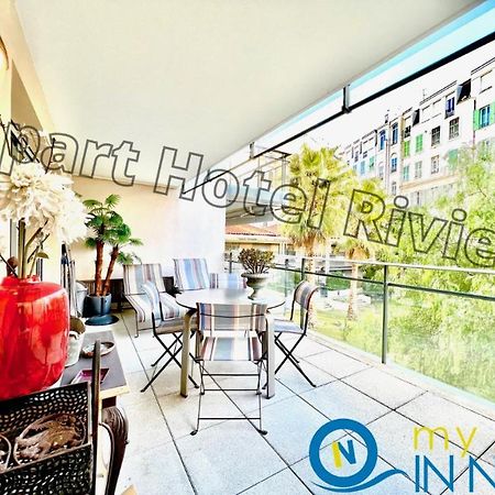 Aparthotel Riviera - Coeur Nice - Grand Superieur Studio Ac - Incroyable Terrasse - Garden View - Terrasse Jardin Pastorelli 1 Bagian luar foto