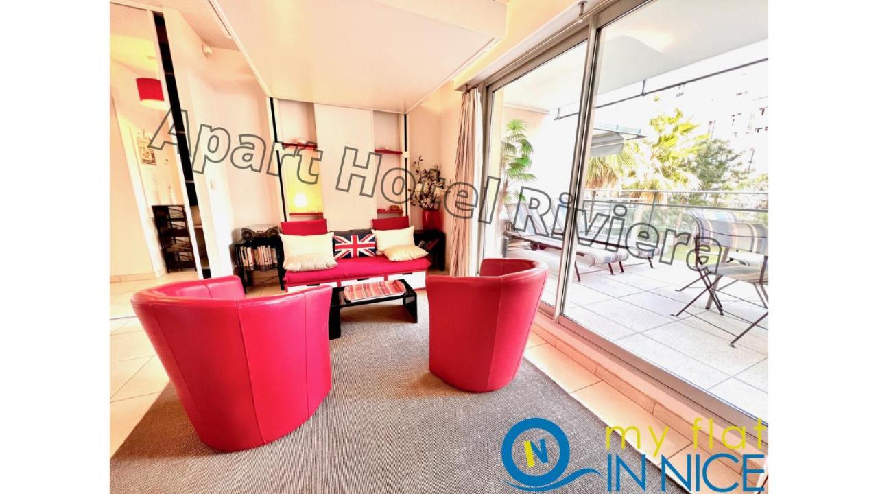 Aparthotel Riviera - Coeur Nice - Grand Superieur Studio Ac - Incroyable Terrasse - Garden View - Terrasse Jardin Pastorelli 1 Bagian luar foto