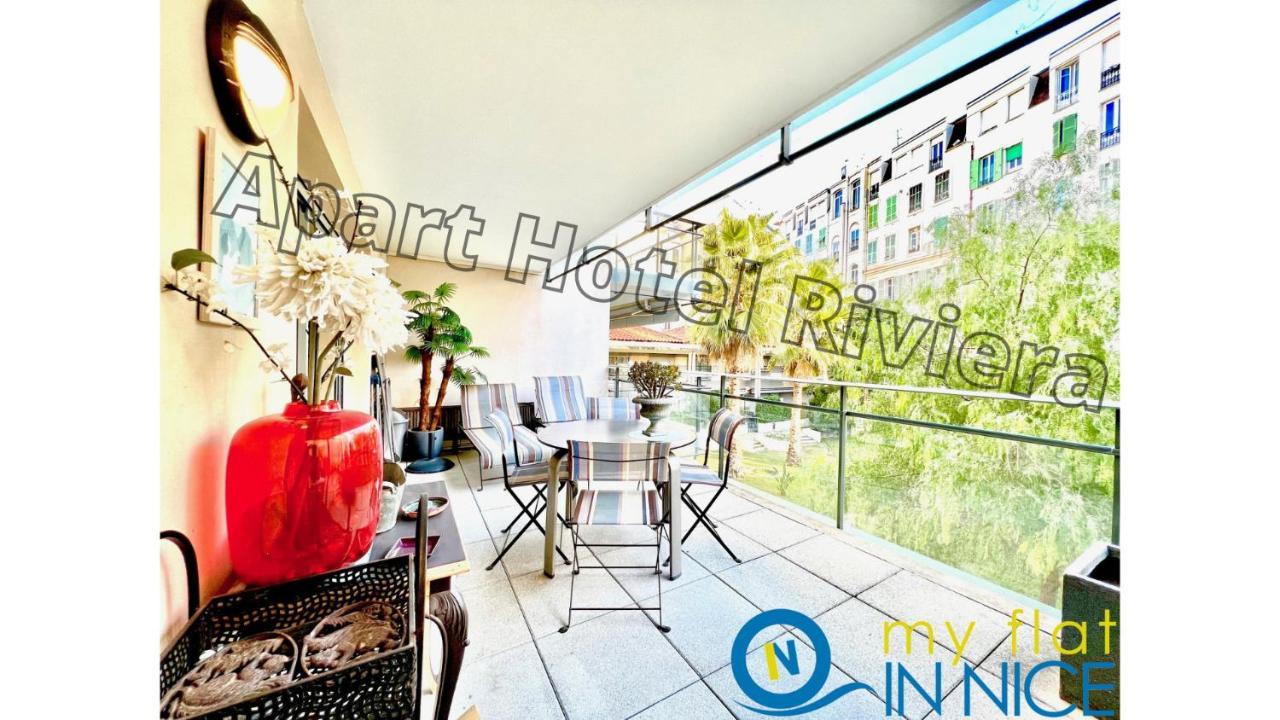 Aparthotel Riviera - Coeur Nice - Grand Superieur Studio Ac - Incroyable Terrasse - Garden View - Terrasse Jardin Pastorelli 1 Bagian luar foto